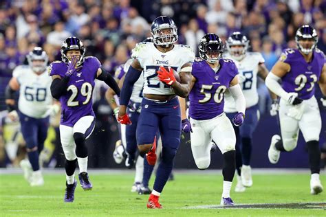 ravens vs titans baltimore stunned 28 12 as tennessee advances to