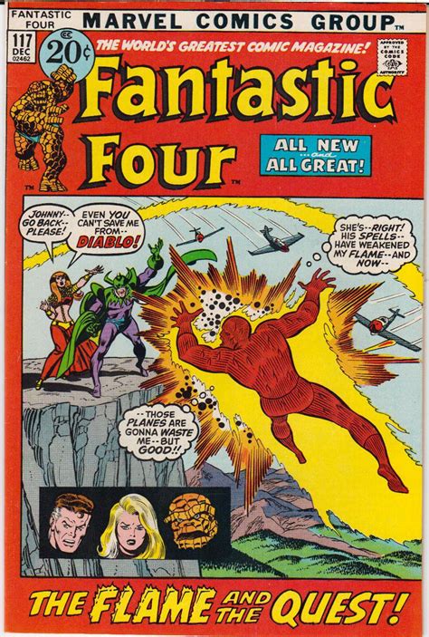 lot detail 1971 72 the fantastic four 113 120 marvel comics featuring john buscema cover art