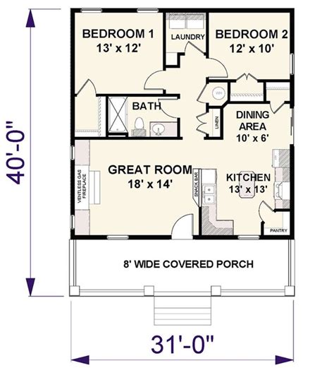 guest house floor plans  bedroom   design  perfect home   home house plans