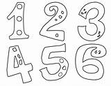 Numbers Coloring Pages Clipart Color Getdrawings sketch template
