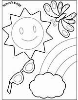 Coloring Pages Spring Summer Popular Colorong sketch template