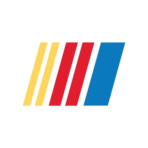 company logo  shown  red yellow  blue stripes   white