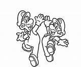 Luigi Mario Coloring Pages Color Super Baby Printable Brothers Drawing Getcolorings Popular Print Clipartmag Getdrawings Coloringhome Colorings sketch template