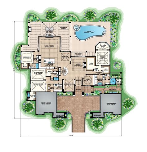 florida style house plan    bedrm  sq ft home plan