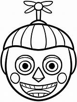 Fnaf Coloring Pages Chica Freddy Nights Five Drawing Para Draw Boy Balloon Colorear Imagenes Drawings Toy Fazbear Easy Printable Birthday sketch template