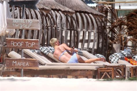 Kristen Hancher Sunbathes Topless In Tulum 36 Photos Thefappening