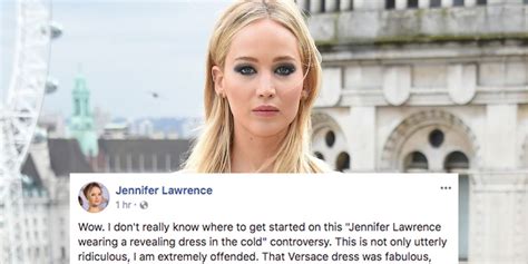 Jennifer Lawrence Shuts Down Sexist Coverage Of Versace