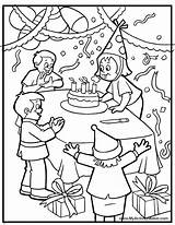 Coloring Pages Party Pajama Getcolorings sketch template