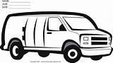 Camionnette Combo Minivan Vans Coloriages Clipartmag Pngegg Webstockreview sketch template
