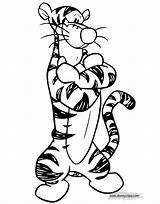 Tigger Coloring Disneyclips Pages Crossed Arms Standing His Funstuff sketch template