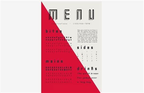 type specimen poster lexi townsend brown