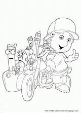 Coloring Handy Manny Tools Pages Popular sketch template