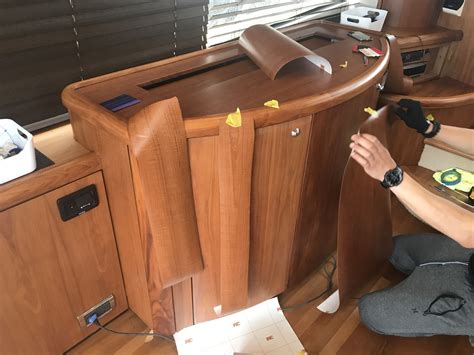 boat interior design  wood grain   interior vinyls boat interior design boat
