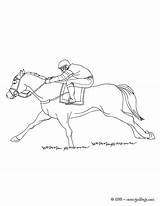 Caballo Jinete Realistic Galope Galloping Cheval Galop Hellokids Galoppierendes Pferd Carreras Caballos sketch template