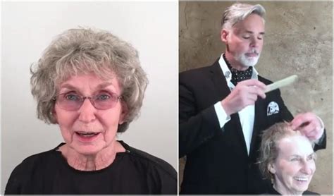 sweet 76 year old woman gets a fabulous new look