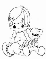 Coloring Baby Precious Pages Moments Doll Bear Angel Printable Alive Drawing Boy Teddy Color Print Sheets Cute Kids Dolls Angels sketch template