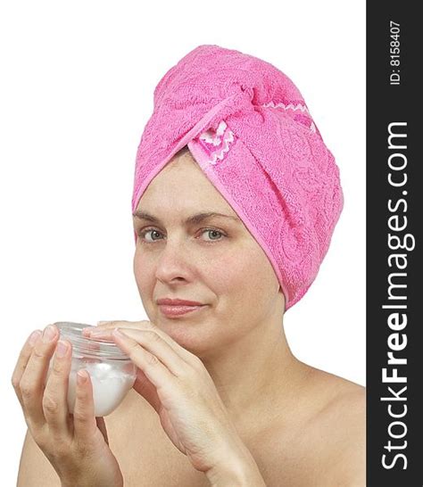 woman with towel around head free stock images and photos 8158407