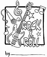Rock Roll Coloring Pages Colouring Sheets Dibujos Star School Music Google Popular Print Choose Board Drawings sketch template