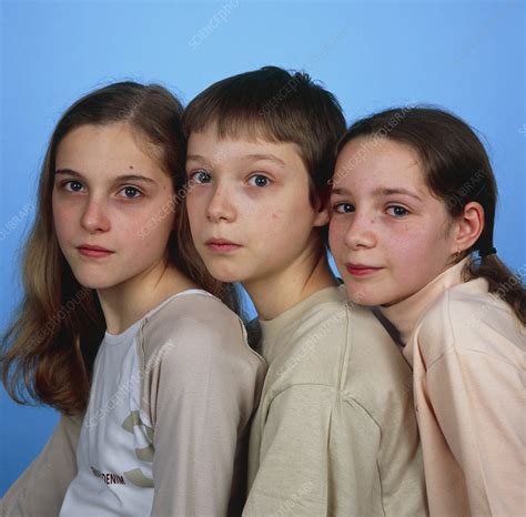 triplets stock image p science photo library