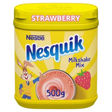 nesquik strawberry milkshake tub ocado