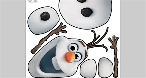 pin  nose  olaf printable frozen build  snowman frozen