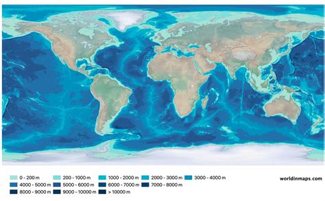 map  oceans
