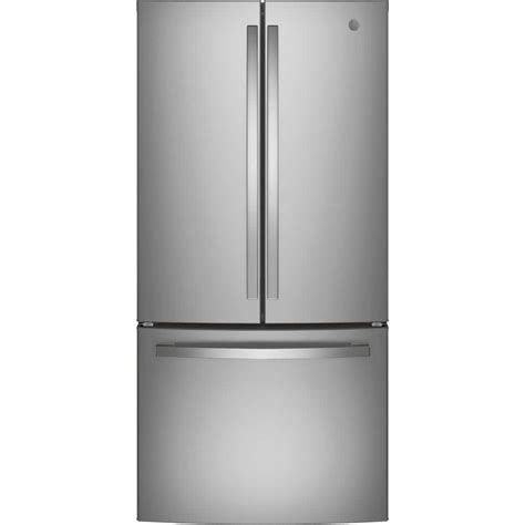 ge  cu ft french door refrigerator  stainless steel counter depth  ten