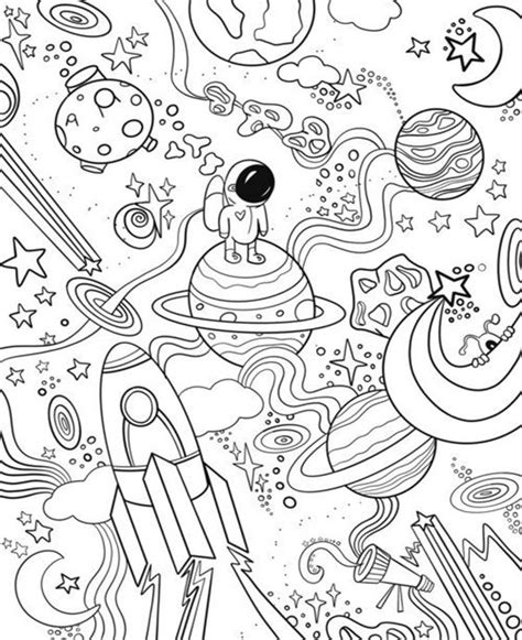 easy  print space coloring pages space coloring pages cool