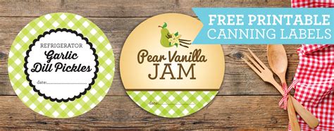 colorful adhesive canning jar labels  printable canning labels