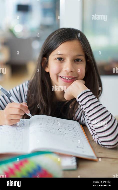 indian girl  homework  res stock photography  images alamy