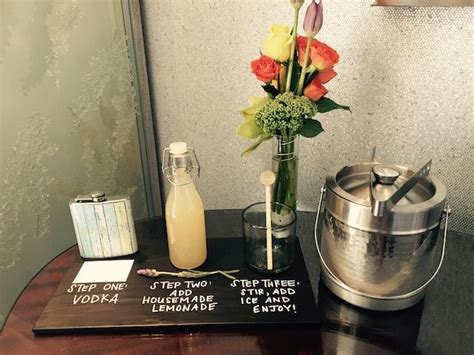 a flask and mixing instructions courtesy of the ritz carlton laguna niguel add a new dynamic
