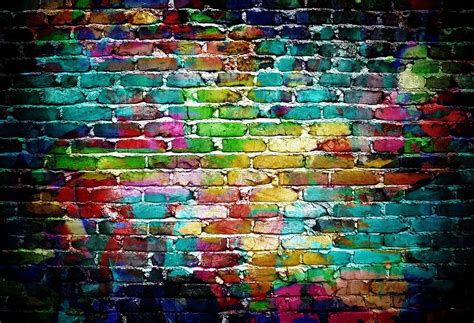 colorful brick wall backdrops portrait photography backdrops hj