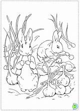 Coloring Rabbit Peter Dinokids Pages Print Close sketch template