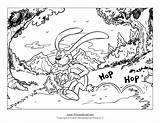 Easter Bunny Coloring Pages Printable Dot Printables Worksheet Timvandevall Template Kids Clipart Some Jpeg sketch template