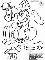 Sinterklaas Nicolas Saint Trekpop Knutselen Knutselpagina Bricolage Lesenfantsetjesus Sint Piet Tekening Eens Moeilijk Pantin Knutsel Stip Zwarte Nicolaas 1754 Articulé sketch template