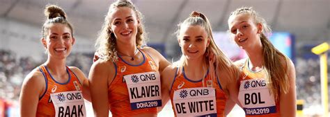 friendship  inspires klaver  bol world athletics