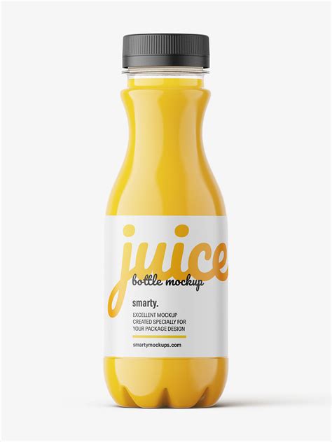 orange juice bottle mockup smarty mockups