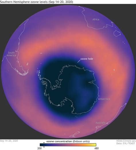 large deep antarctic ozone hole  persist  november national oceanic  atmospheric