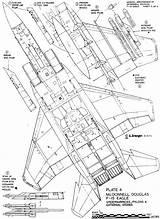 Mcdonnell F15 Blueprintbox Blueprints Mtd Bagera3005 Aerofred sketch template