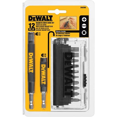 shop dewalt  pack   magnetic screwdriving bit drive guide set  lowescom