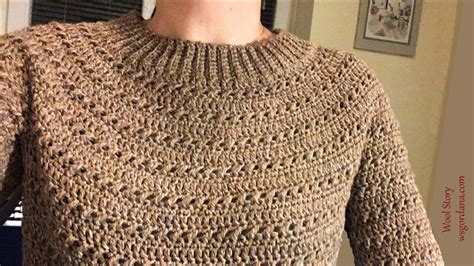Warm Crochet Top Down Sweater With Sleeves Heklani Džemper Youtube