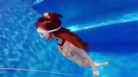 bikinis underwater ballet long legsshorts youtube