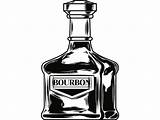 Bourbon Botella Webstockreview Copa Licor Clipground sketch template