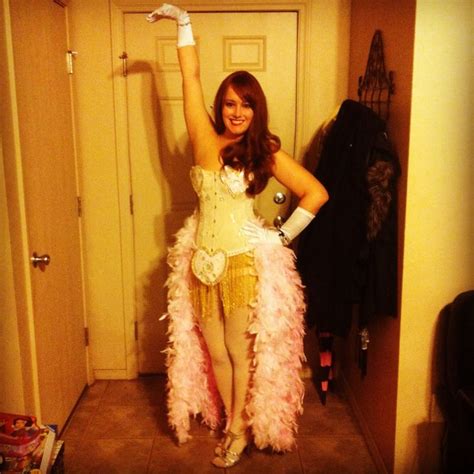 homemade moulin rouge satine pink diamonds costume fashionista pinterest pink costumes