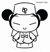 Pucca Coloring Nurse Pages Hat Color Print Getcolorings Hellokids Online sketch template