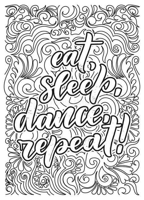 dance school quote coloring pages  adults dance school coloring