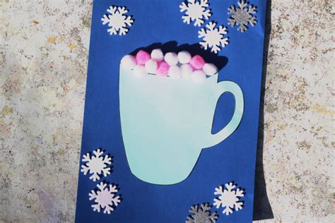 easy hot chocolate craft  kids  template crafts  sea