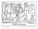 Baptist Birth Jesus Sundayschoolzone Capodimonte sketch template