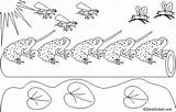 Speckled Frogs Enchantedlearning Printout sketch template
