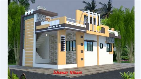 ground floor home design indian type  plan home building design small house front design